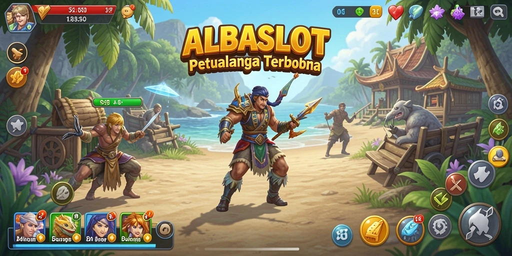 Tampilan gameplay seru di dunia terbuka ALBASLOT