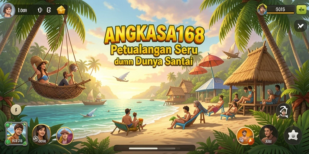 Screenshot gameplay menampilkan petualangan seru dalam ANGKASA168.