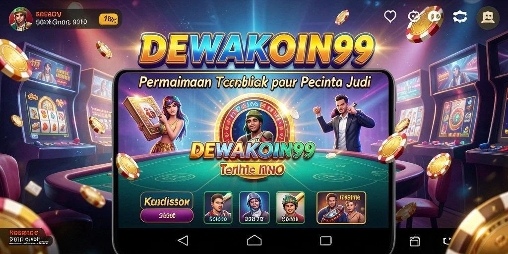 Tampilan gameplay seru di DEWAKOIN99 dengan berbagai pilihan permainan Kasino.