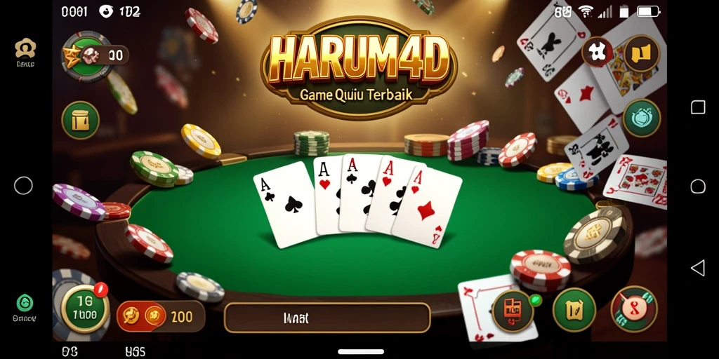 Screenshot gameplay QiuQiu HARUM4D yang menarik dan seru.