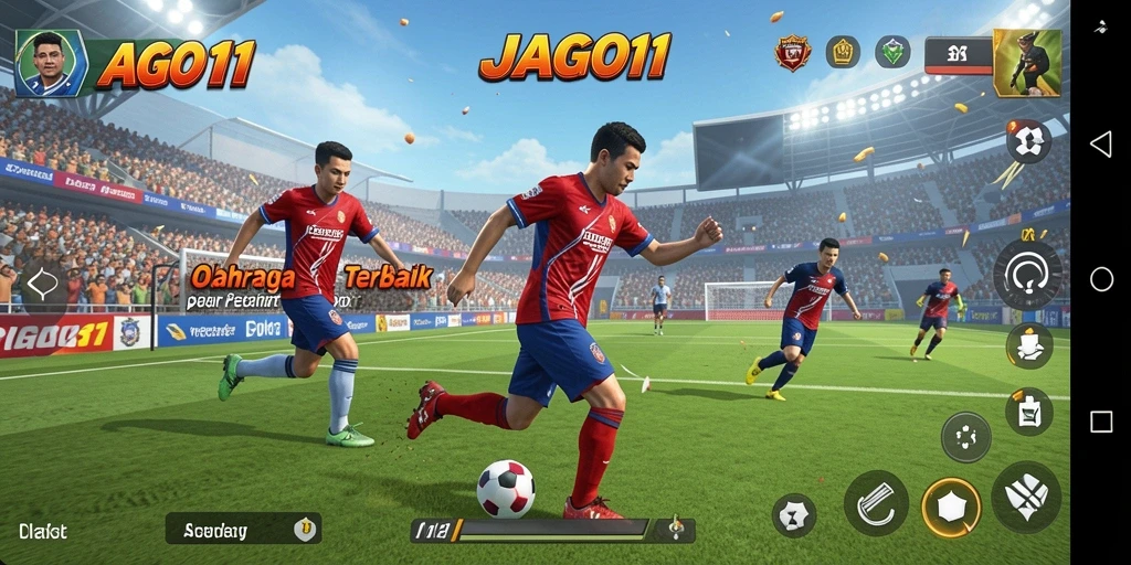 Gameplay seru di JAGO11 menampilkan berbagai olahraga secara dinamis.