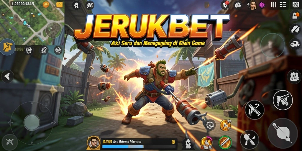 Screenshot JERUKBET menampilkan aksi mendebarkan dalam permainan.