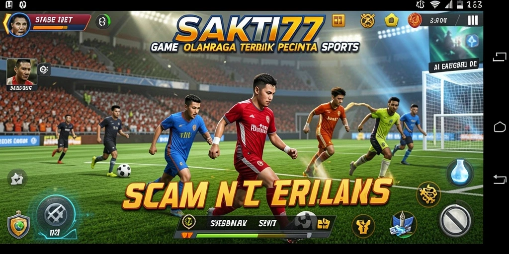 Screenshot gameplay SAKTI77 yang menampilkan aksi seru dalam olahraga.